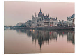 Foam board print Colourful sunrises in Budapest