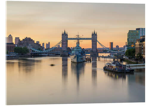 Quadro em acrílico Colourful sunrises in London