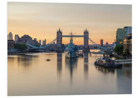 Stampa su PVC Colourful sunrises in London