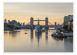 Wandbild  Bunte Sonnenaufgänge in London - Mike Clegg Photography