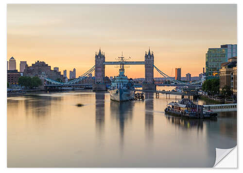 Sisustustarra Colourful sunrises in London