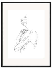 Gerahmter Kunstdruck Bleiben