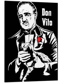 Print på aluminium Don Vito Corleone, the godfather