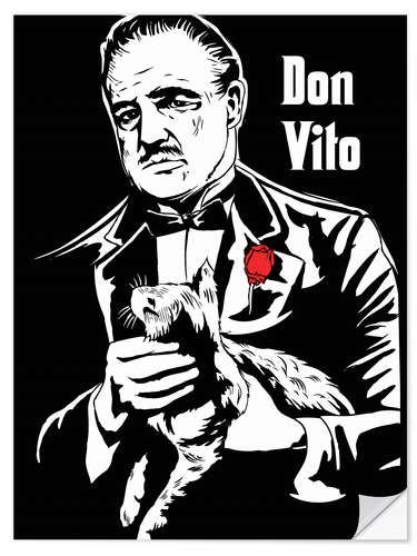 Sticker mural Don Vito Corleone - Le Parrain