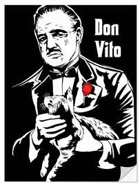 Selvklæbende plakat Don Vito Corleone, the godfather