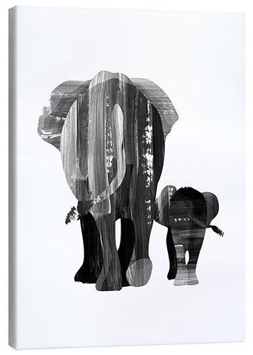 Canvas print Walking together