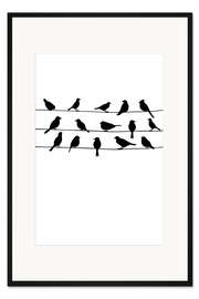 Gerahmter Kunstdruck Vogelgezwitscher