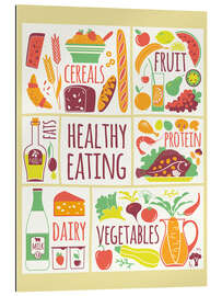 Gallery print To eat healthy food