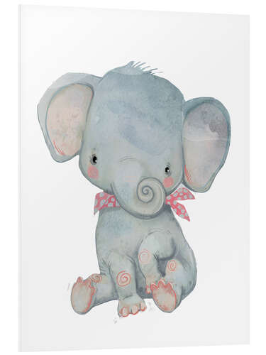 Foam board print My little elephant