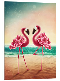 Gallery print Flamingos