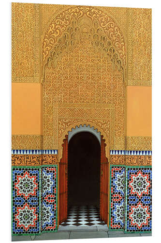 Foam board print Door, Marrakech