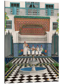 Magnettafel Ein Riad in Marrakesch