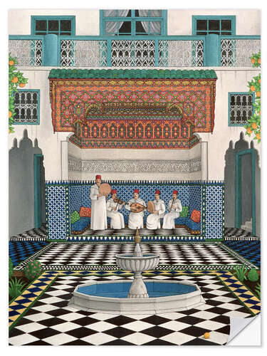 Naklejka na ścianę A Riad in Marrakech