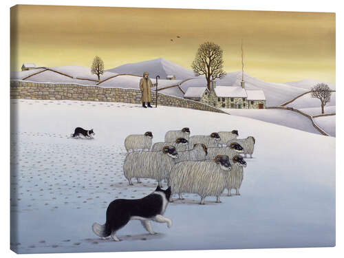 Canvas-taulu The Fells in Winter