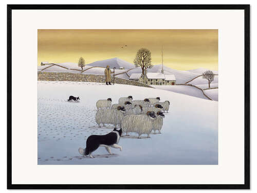 Framed art print The Fells in Winter