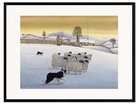 Framed art print The Fells in Winter