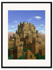 Inramat konsttryck Beyond the Valley of the Kasbahs