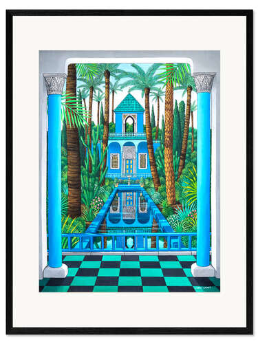 Framed art print Marjorelle Reflections