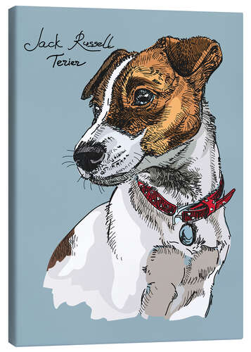 Canvas-taulu Little Jack Russel