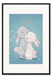 Gerahmter Kunstdruck Mein Herz gehört Dir