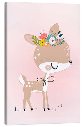 Quadro em tela Deer Rosalie