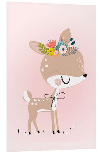 Foam board print Deer Rosalie