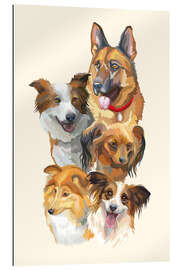 Gallery print Dog breeds portrait