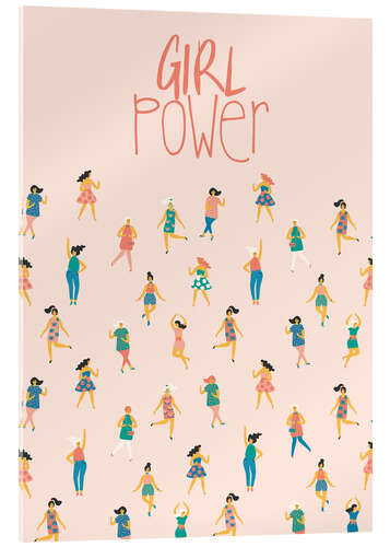 Acrylglas print Girl power