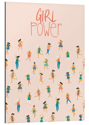 Cuadro de aluminio Girl power