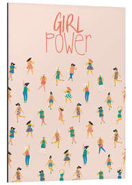 Tableau en aluminium Girl power