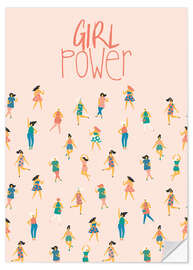 Wandsticker Girl Power