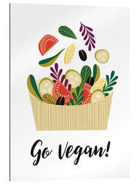 Gallery print Go Vegan!