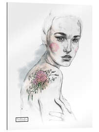 Gallery print Flower tattoo