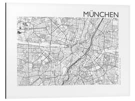 Magnettafel München – Stadtplan