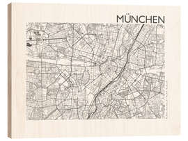 Trebilde München – city map of Munich