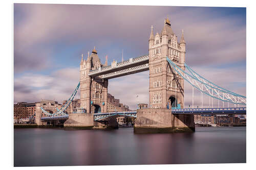 Foam board print Tower Bridge Long Term Exposure