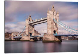 Tableau en plexi-alu Tower Bridge Long Term Exposure