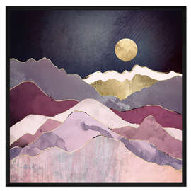 Gerahmter Kunstdruck Himbeertraum