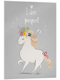 Acrylic print Perfect little unicorn