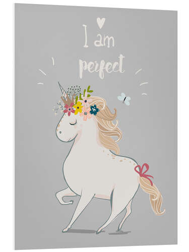 Foam board print Perfect little unicorn