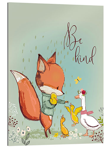 Gallery print Fox and duckling