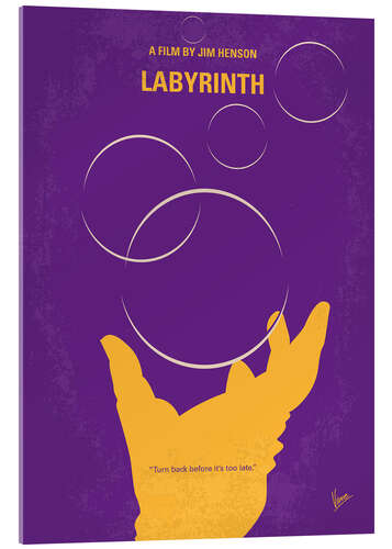 Akrylbilde Labyrinth