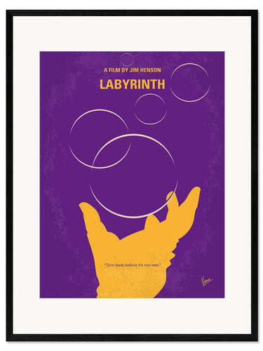 Impressão artística com moldura Labyrinth