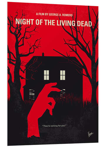 Foam board print Night Of The Living Dead