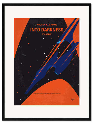 Impresión de arte enmarcada Into Darkness