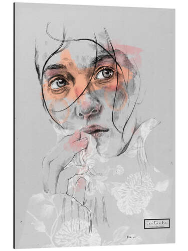 Aluminium print Silence