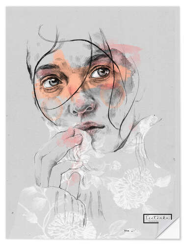Sticker mural Silence