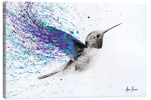 Canvas print Hummingbird Garden