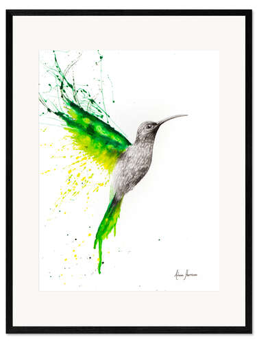 Framed art print Emerald Sun