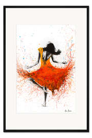 Gerahmter Kunstdruck Wüstensturm-Tanz